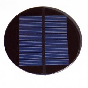 85MM diameter 8V 0.6W mini panel solar epoxy customized outdoor solar panel charger round mini solar panel 