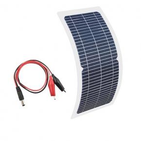 18V 10W Semi flexible Monocrystalline Solar Cell Solar Charger Solar Panel for DC 12V battery flexible solar panel 