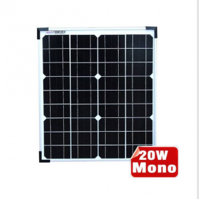 OEM small solar panel 20Glass Solar Panel 11W PERC Monocrystalline Front Glass for Outdoor 5V Appliance with DC5521 with Aluminum Frame